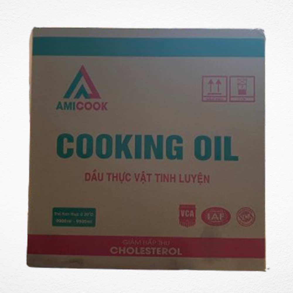 Dầu Ăn Amicook Dầu Thực Vật Tinh Luyện can 9.5l