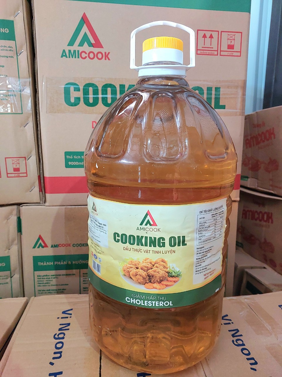 Dầu Ăn Amicook Dầu Thực Vật Tinh Luyện bịch 18KG