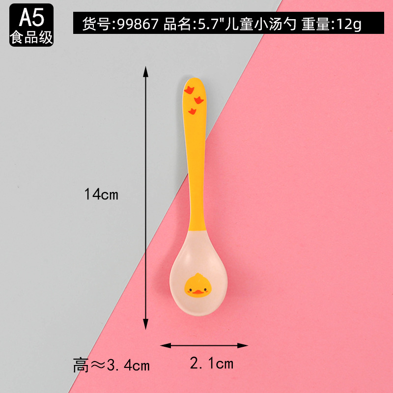 Thìa ăn dặm hình thù ngộ nghĩnh cho bé tập ăn