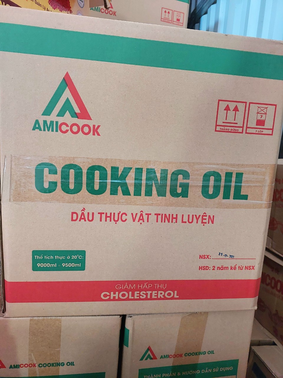 Dầu Ăn Amicook Dầu Thực Vật Tinh Luyện bịch 18KG