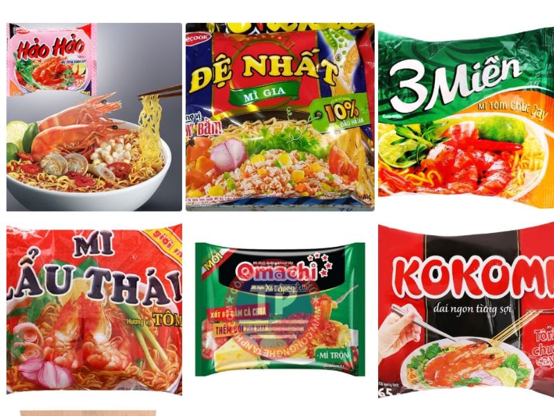 Top 10 Thương Hiệu Mì Ăn Liền Được Ưa Chuộng Nhất Tại Việt Nam