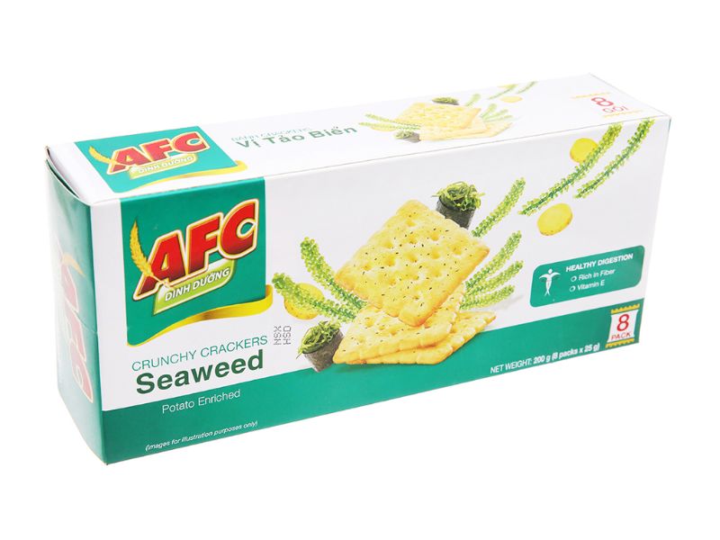 Bánh cracker AFC vị tảo biển