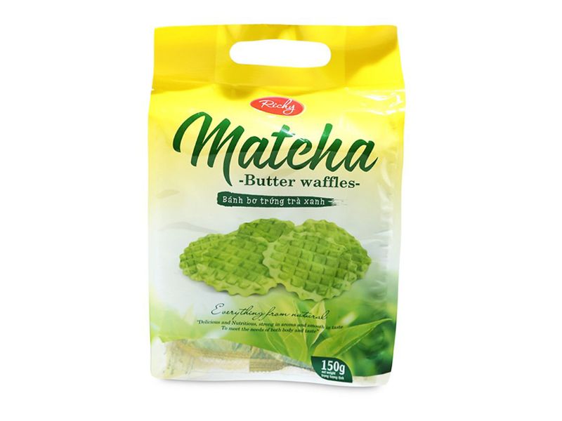 Bánh bơ trứng trà xanh Richy