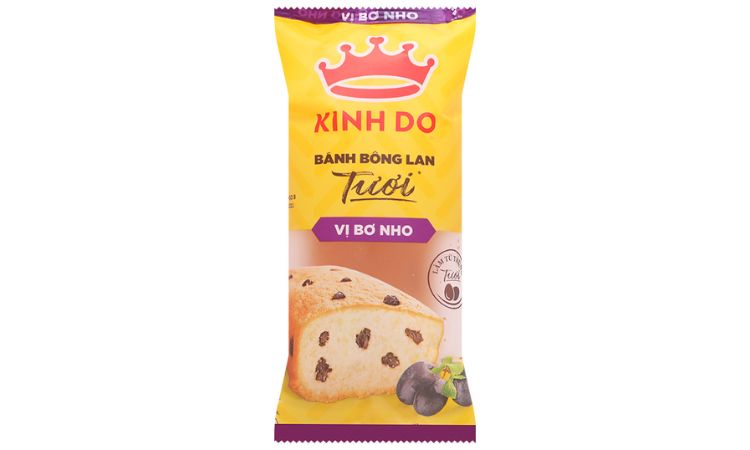 Bánh bông lan bơ nho Kinh Đô 38g