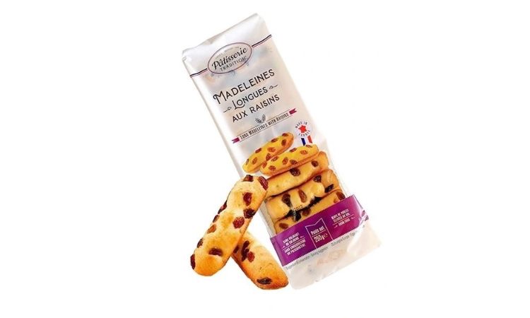 Bánh Bông Lan Nho Patisserie Tradition Madeleines Longues 250g