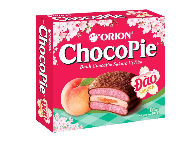 Chocopie đào