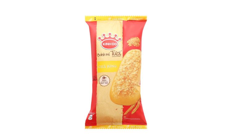 Bánh Mì Tươi Kinh Đô 6 Múi Chà Bông
