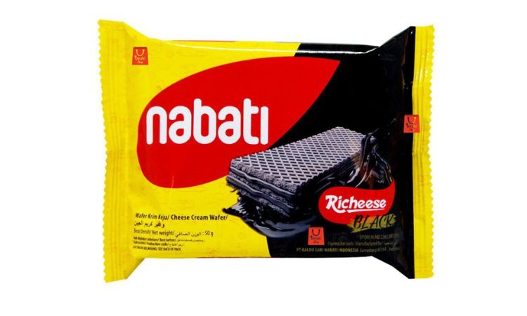 Bánh Nabati xốp nhân phô mai đen