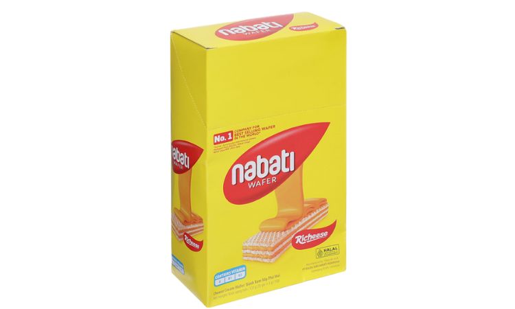 Bánh xốp nhân phô mai Nabati hộp 120g