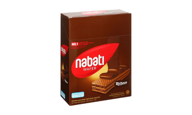 Bánh xốp nhân socola Nabati hộp 300g