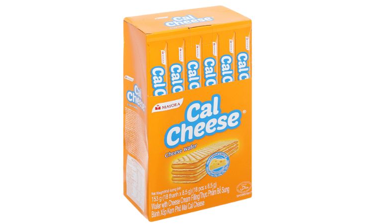 Bánh xốp nhân phô mai Cal Cheese hộp 153g
