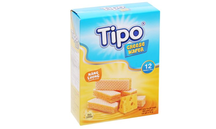 Bánh kem xốp phô mai Tipo hộp 180g