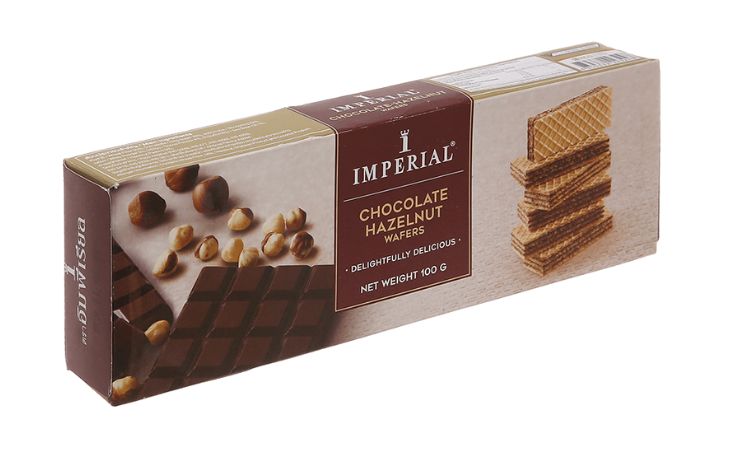 Bánh xốp kem socola Imperial hộp 100g