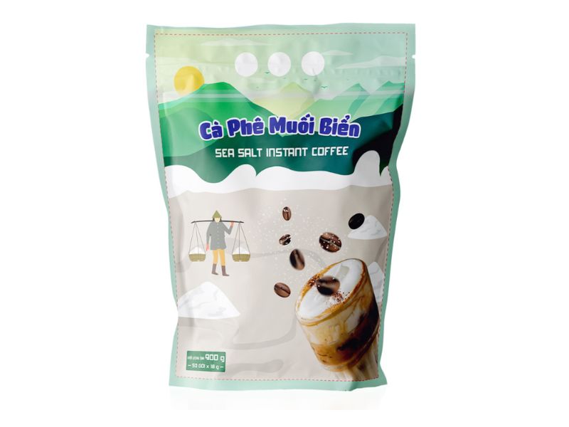 Cà phê hòa tan vị muối biển Meet More