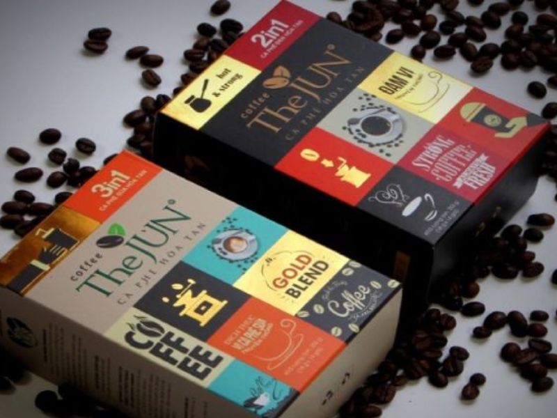 Cà phê đen hòa tan The JUN