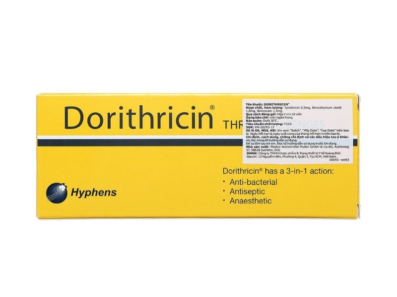 Thuốc ngậm Dorithricin