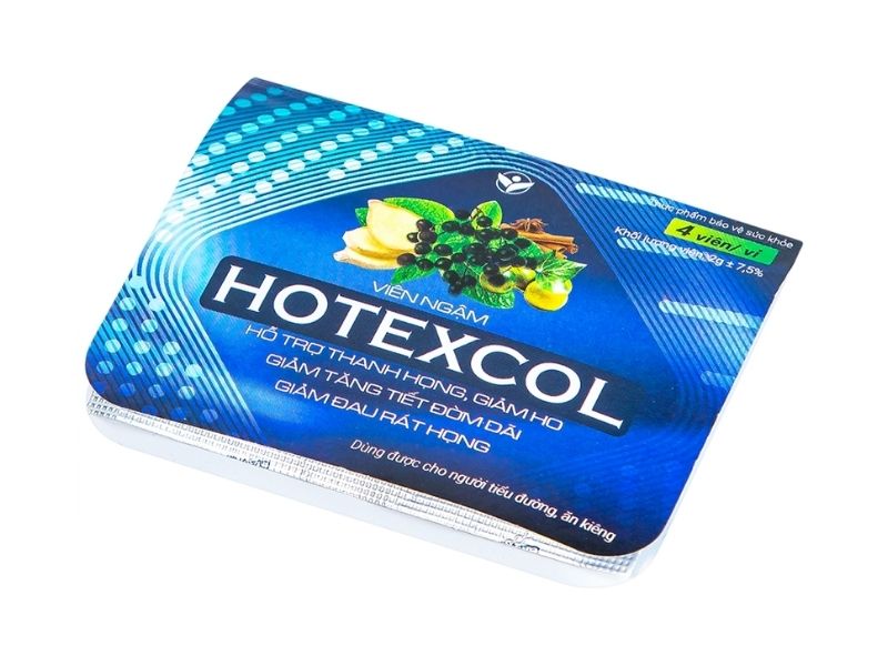 Viên ngậm ho Hotexcol