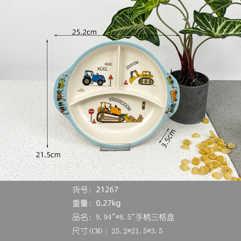 Khay ăn dặm hình ô tô an toàn cho bé