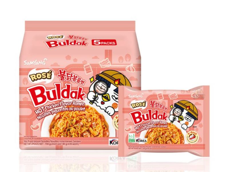 Mì khô gà cay Buldak Ramen