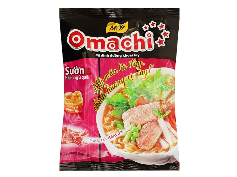 Mì khoai tây Omachi sườn hầm ngũ quả