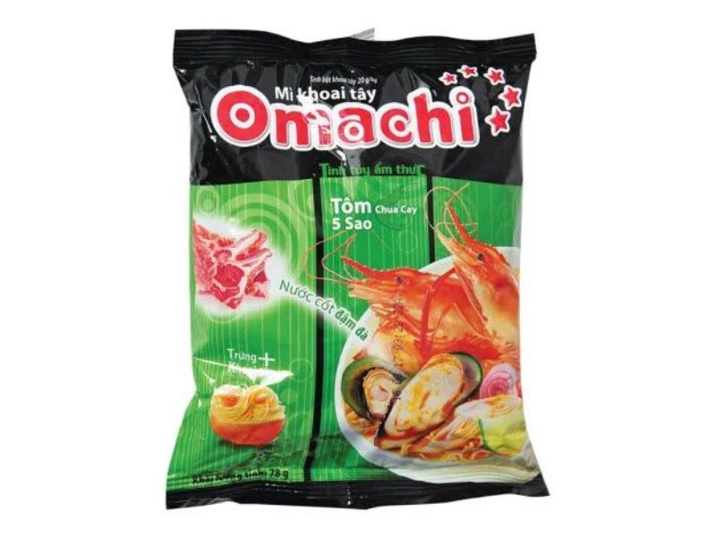 Mì khoai tây Omachi tôm chua cay 5 sao