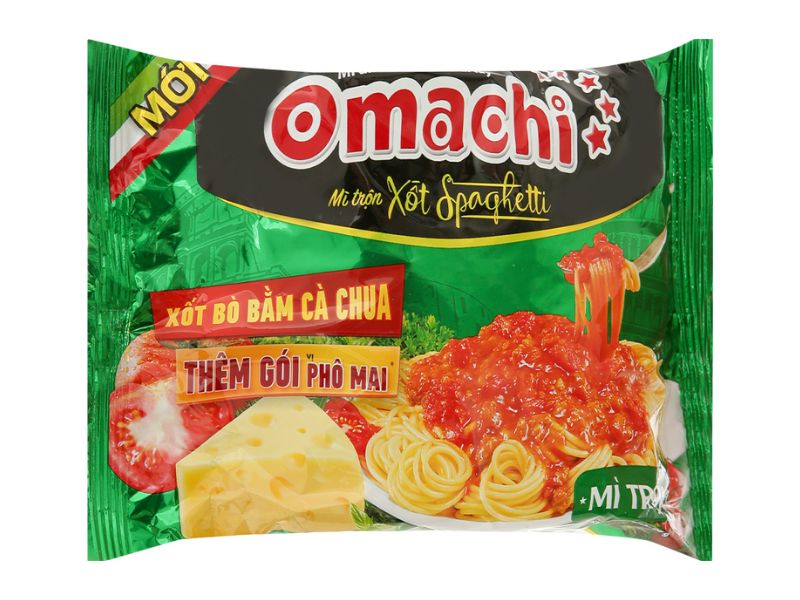 Mì trộn Omachi xốt Spaghetti