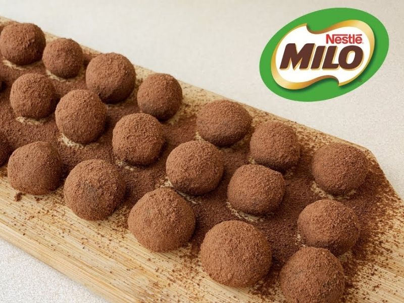Cách làm Socola truffle milo
