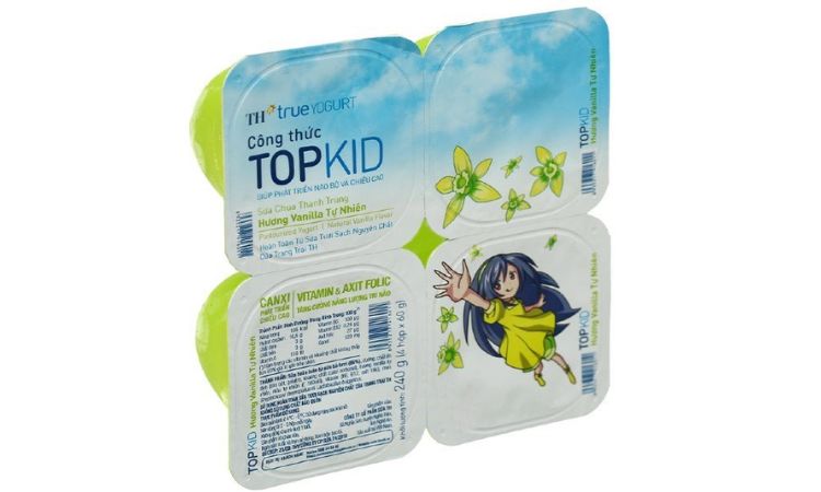 Sữa chua cho bé TH TOPKID – Sữa chua thanh trùng
