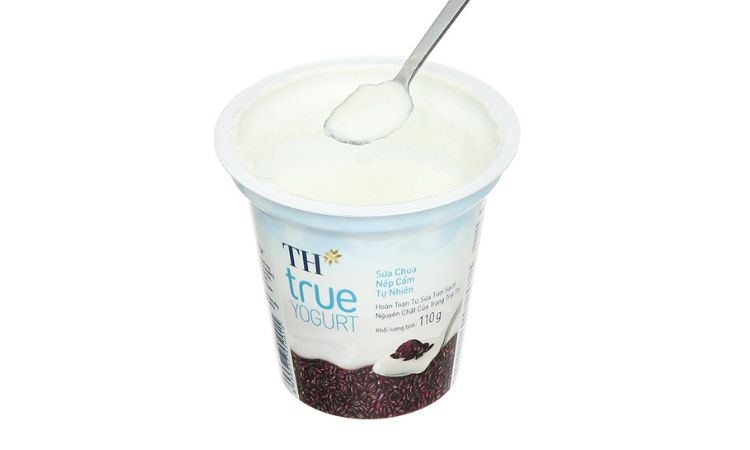 Sữa chua nếp cẩm TH True Yogurt