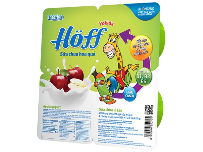 Sữa chua trái cây Hoff