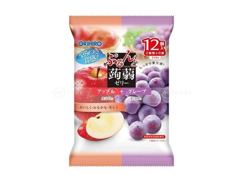Thạch Trái Cây Orihiro Vị Nho Và Táo