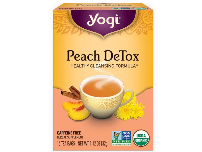 Trà Đào Peach DeTox Tea Yogi