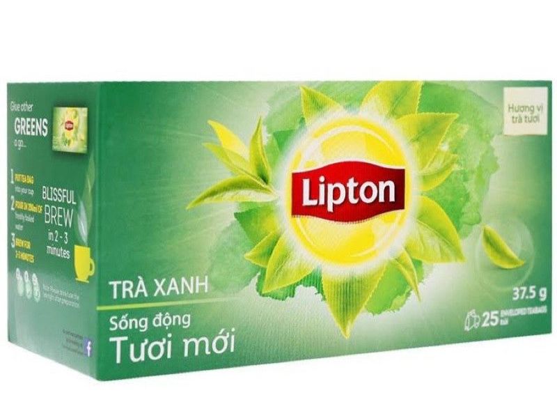 Trà xanh túi lọc Lipton