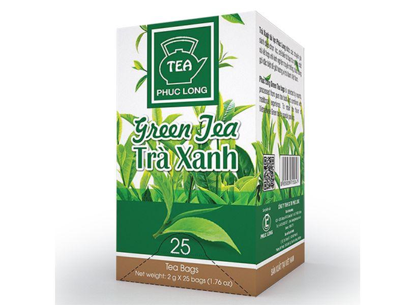 Trà xanh túi lọc Phúc Long